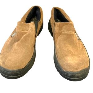 Rugged Exposure Boots Shoes Suede Loafers Brown Size 8 Men Slip On